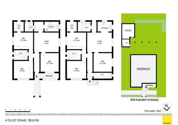 Floorplan of Homely house listing, 4 Scott Street, Bronte NSW 2024