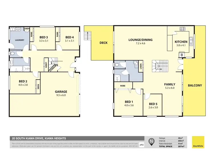 Floorplan of Homely house listing, 20 South Kiama Drive, Kiama Heights NSW 2533