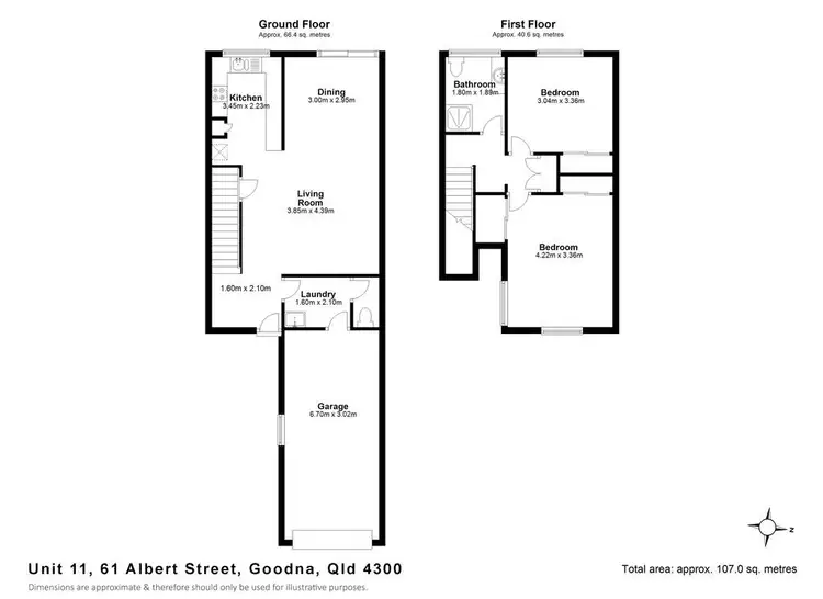 Floorplan of Homely house listing, 11/61 Albert Street, Goodna QLD 4300