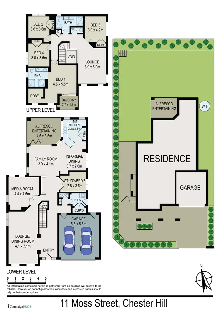 Floorplan of Homely house listing, 11 Moss Street, Chester Hill NSW 2162