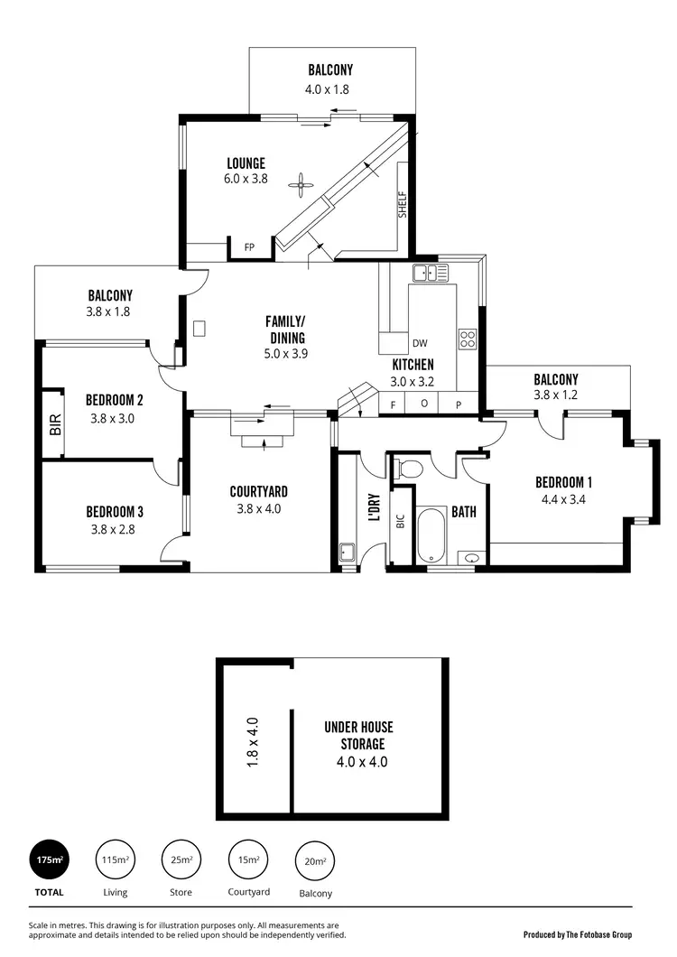 Floorplan of Homely house listing, 19 Fernwood Way, Upper Sturt SA 5156