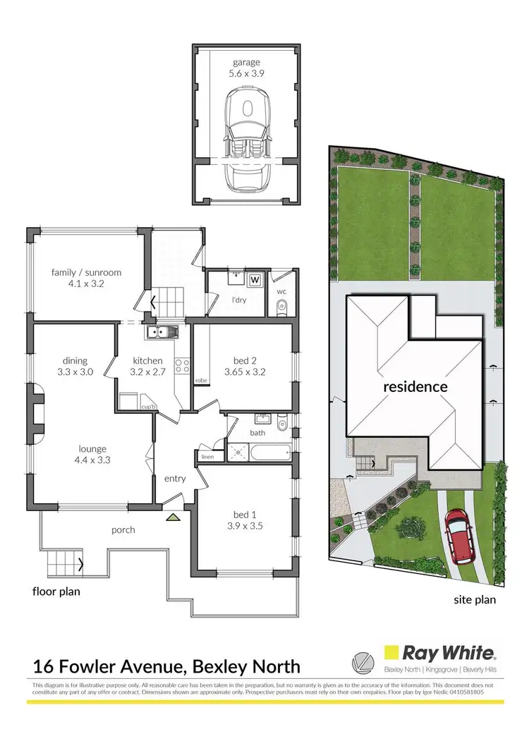 Floorplan of Homely house listing, 16 Fowler Avenue, Bexley North NSW 2207