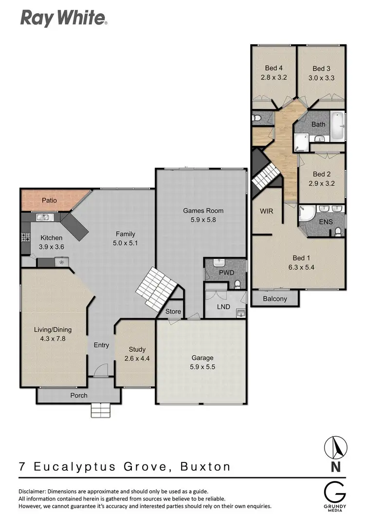 Floorplan of Homely house listing, 7 Eucalyptus Grove, Buxton NSW 2571