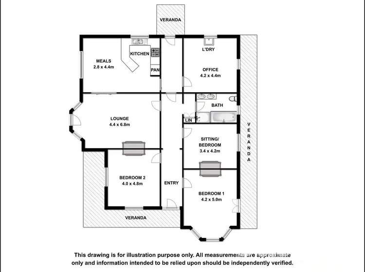 Floorplan of Homely house listing, 7 Emily Street, Millicent SA 5280
