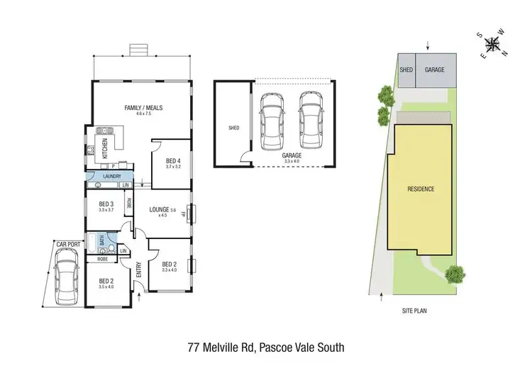 Floorplan of Homely house listing, 77 Melville Road, Pascoe Vale South VIC 3044