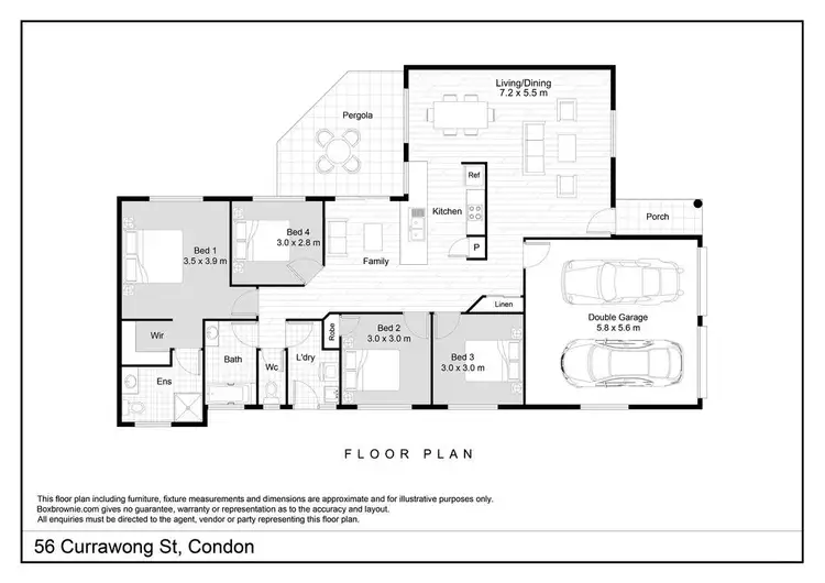 Floorplan of Homely house listing, 56 Currawong Street, Condon QLD 4815