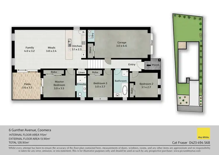Floorplan of Homely house listing, 6 Gunther Avenue, Coomera QLD 4209