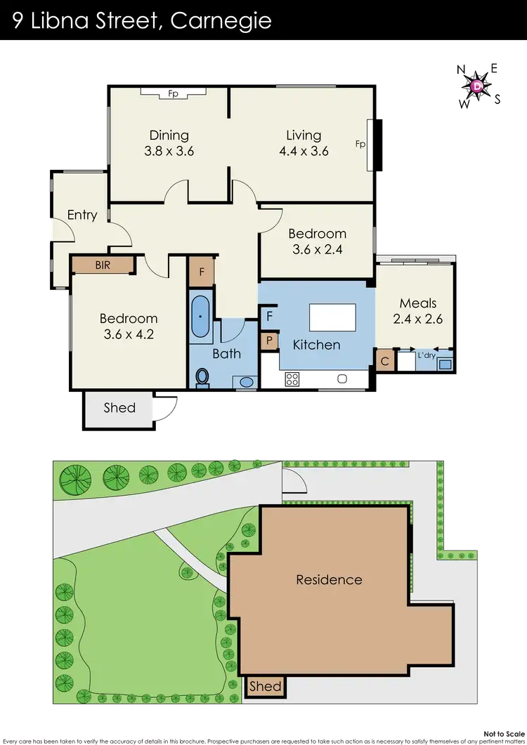 Floorplan of Homely house listing, 9 Libna Street, Carnegie VIC 3163