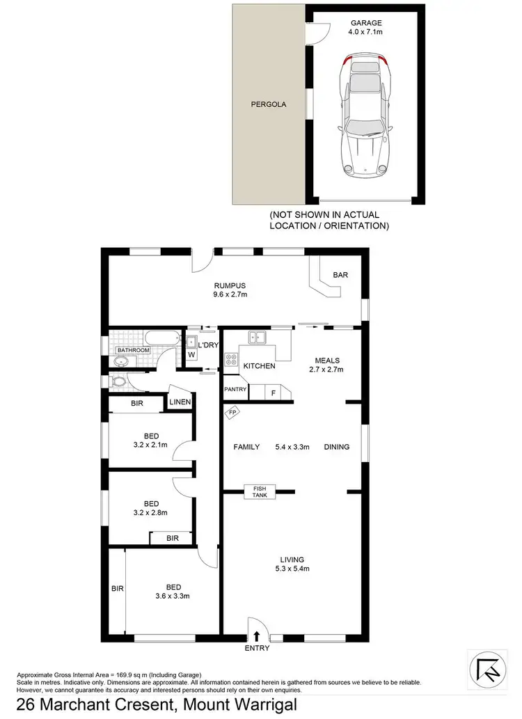 Floorplan of Homely house listing, 26 Marchant Crescent, Mount Warrigal NSW 2528