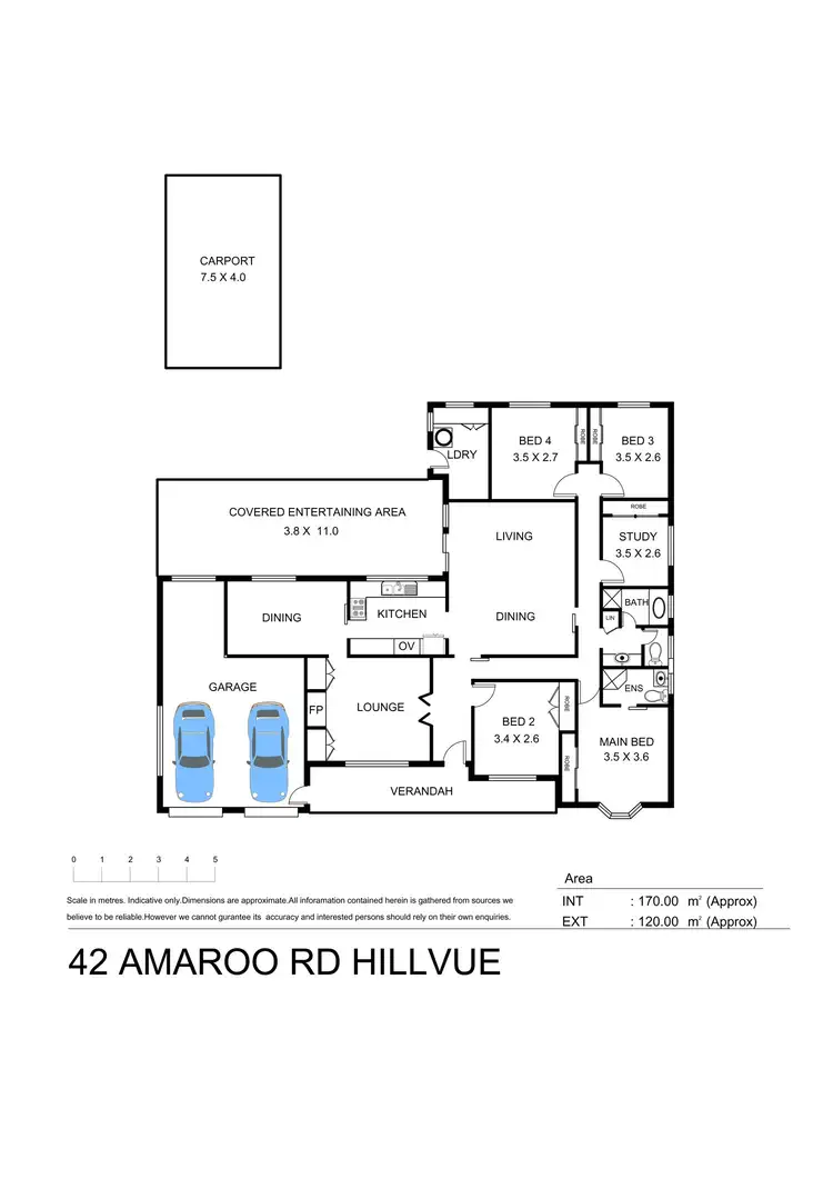 Floorplan of Homely house listing, 42 Amaroo Road, Tamworth NSW 2340