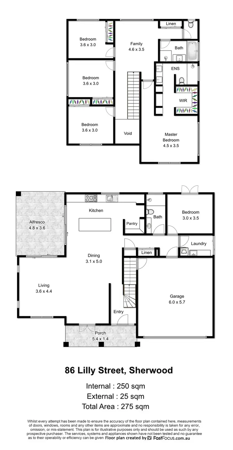 Floorplan of Homely house listing, 86 Lilly Street, Sherwood QLD 4075