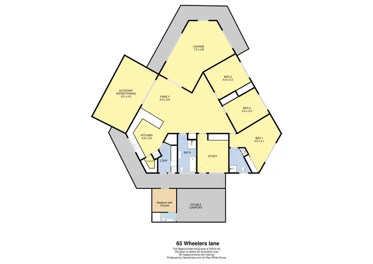 Floorplan of Homely house listing, 65 Wheelers Lane, Creightons Creek via, Euroa VIC 3666