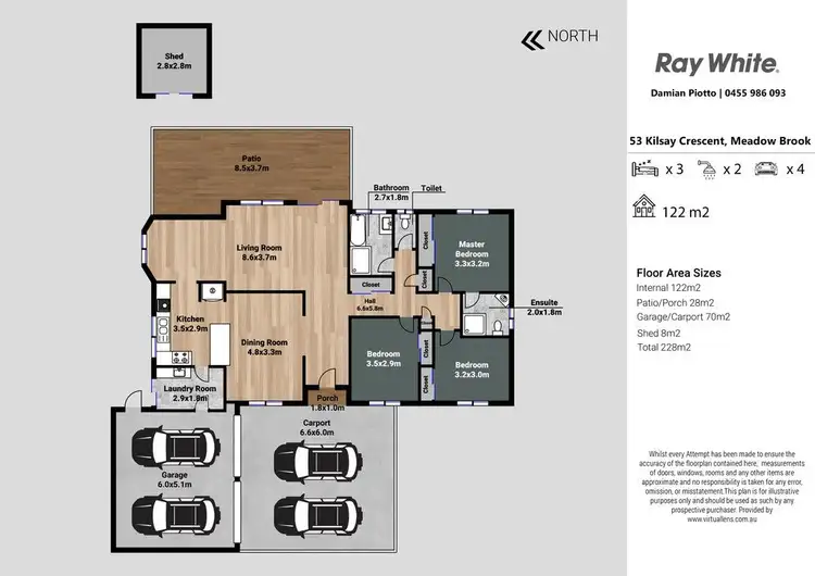 Floorplan of Homely house listing, 53 Kilsay Crescent, Meadowbrook QLD 4131
