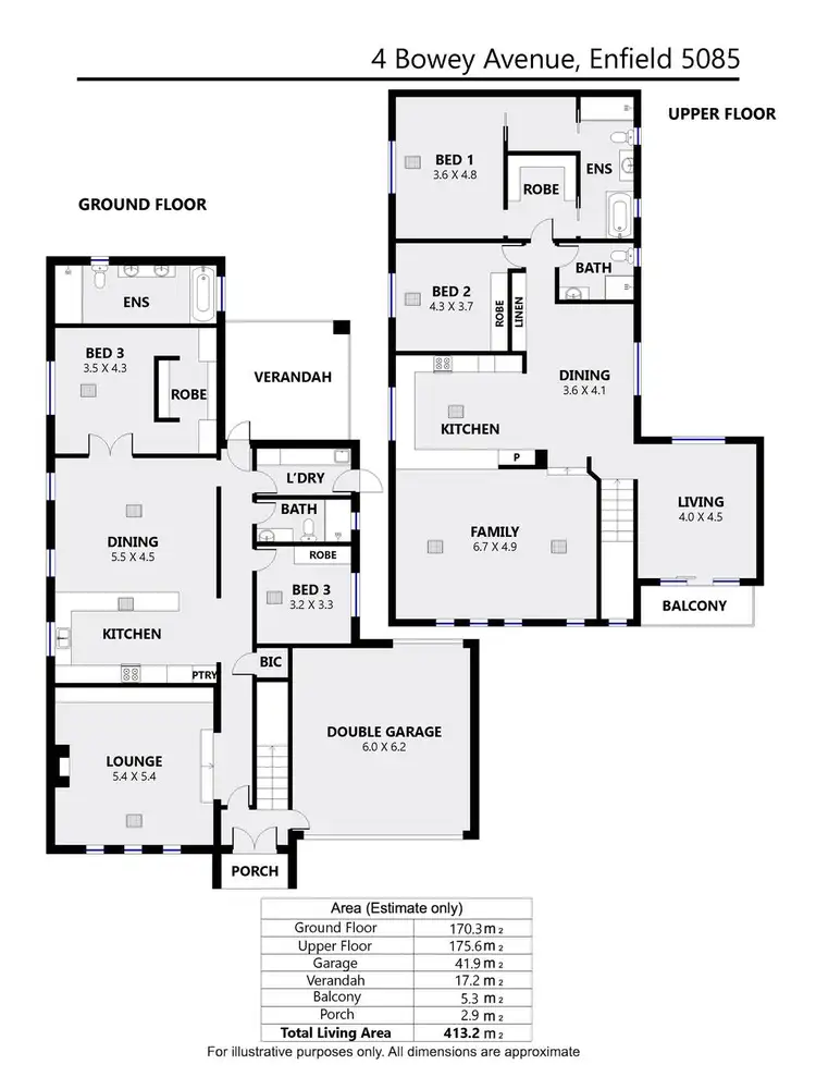 Floorplan of Homely house listing, 4 Bowey Avenue, Enfield SA 5085