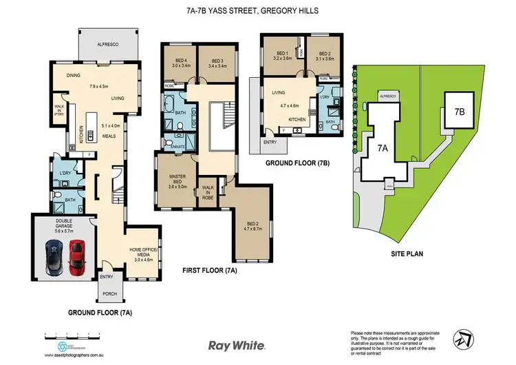 Floorplan of Homely house listing, 7A & 7B Yass Street, Gregory Hills NSW 2557