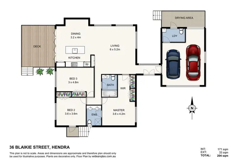 Floorplan of Homely house listing, 36 Blaikie Street, Hendra QLD 4011