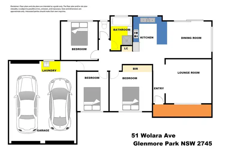 Floorplan of Homely house listing, 51 Wolara Avenue, Glenmore Park NSW 2745
