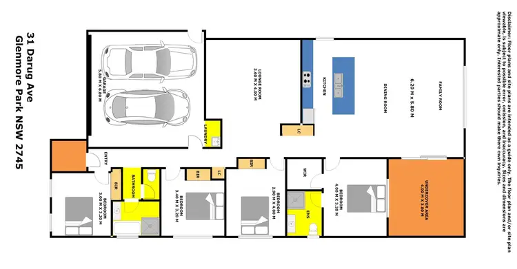 Floorplan of Homely house listing, 31 Darug Avenue, Glenmore Park NSW 2745