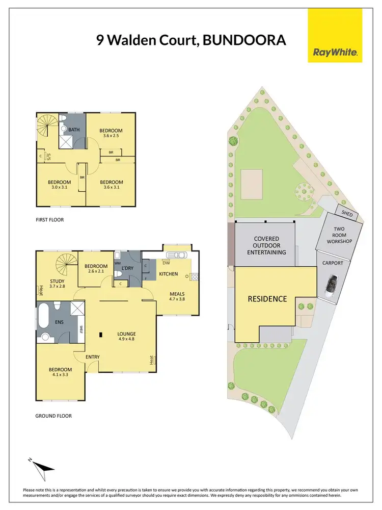 Floorplan of Homely house listing, 9 Walden Court, Bundoora VIC 3083