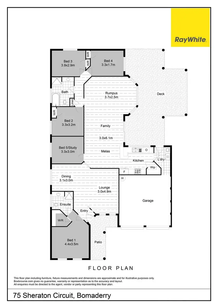 Floorplan of Homely house listing, 75 Sheraton Circuit, Bomaderry NSW 2541