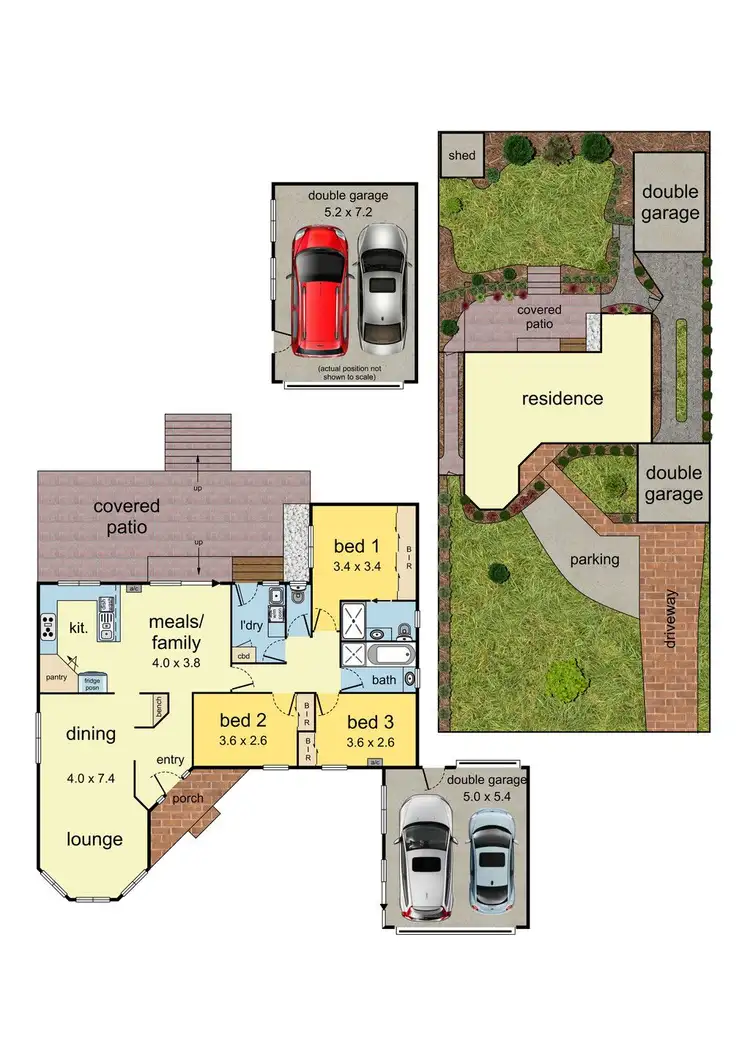 Floorplan of Homely house listing, 89 Lakeview Drive, Lilydale VIC 3140