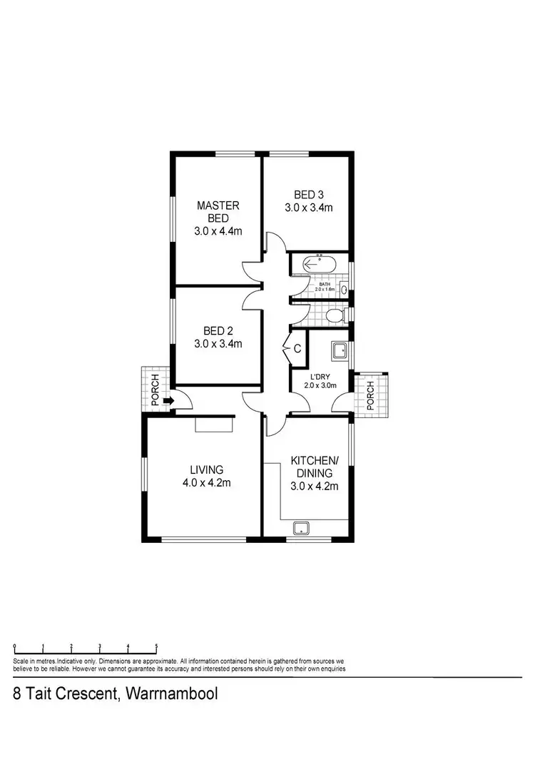 Floorplan of Homely house listing, 8 Tait Crescent, Warrnambool VIC 3280