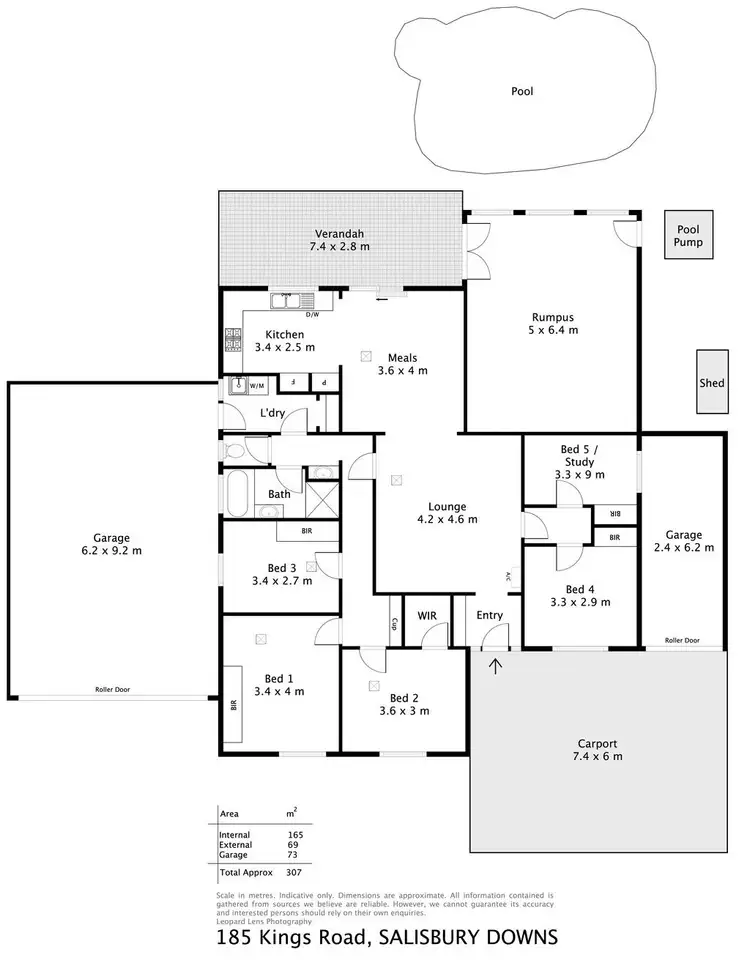 Floorplan of Homely house listing, 185 Kings Road, Salisbury Downs SA 5108