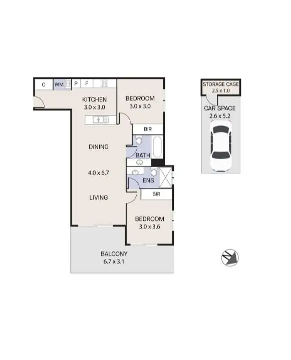 Floorplan of Homely apartment listing, 5/9 Raffles Street, Mount Gravatt East QLD 4122