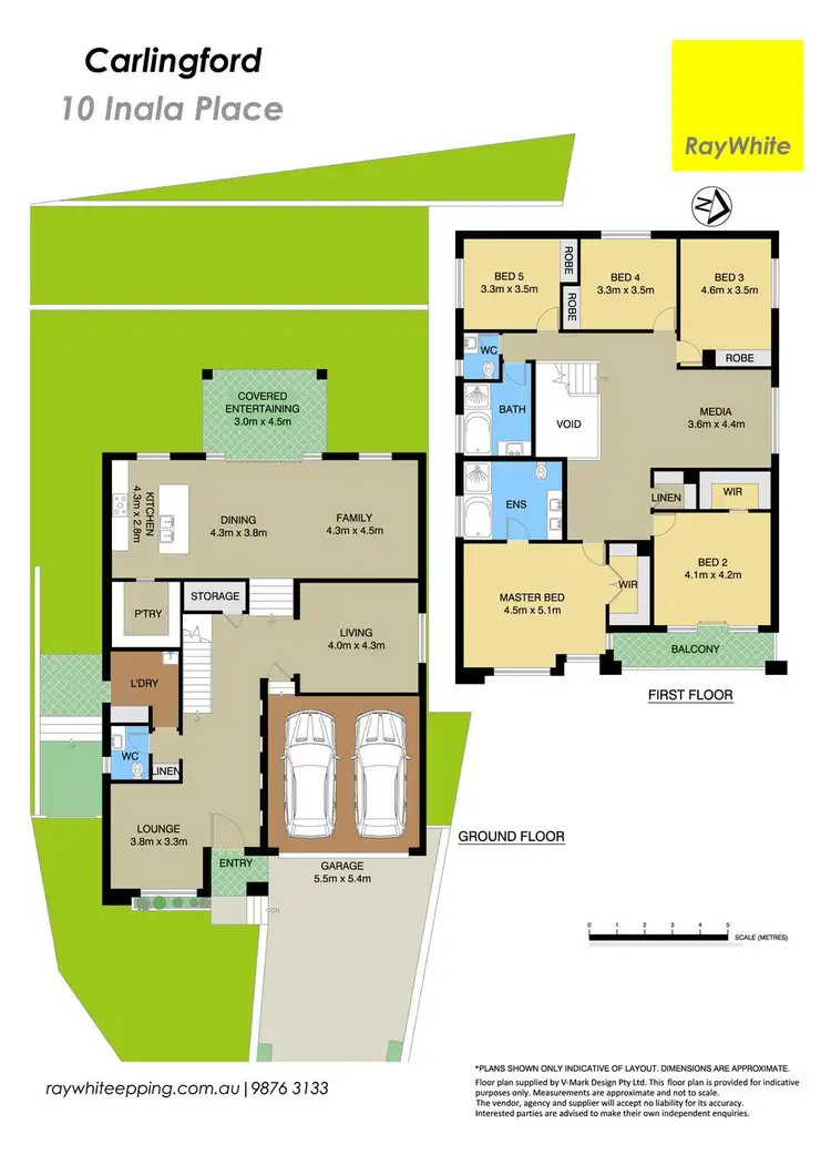 Floorplan of Homely house listing, 10 Inala Place, Carlingford NSW 2118