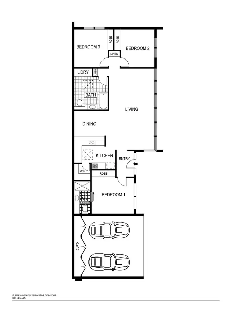 Floorplan of Homely house listing, 13 Beddome Place, Florey ACT 2615
