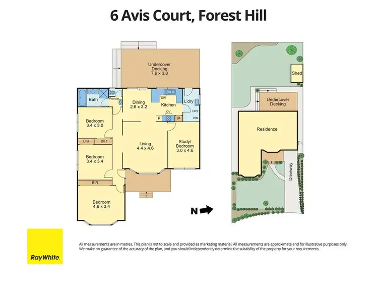 Floorplan of Homely house listing, 6 Avis Court, Forest Hill VIC 3131