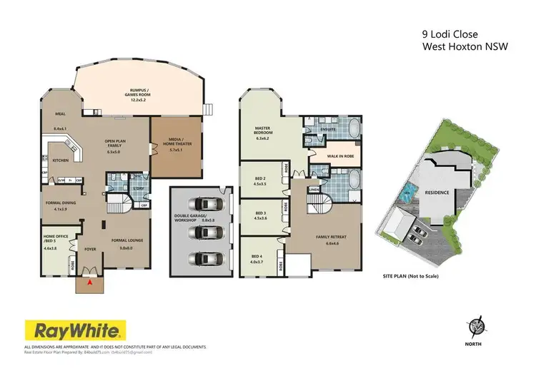 Floorplan of Homely house listing, 9 Lodi Close, West Hoxton NSW 2171