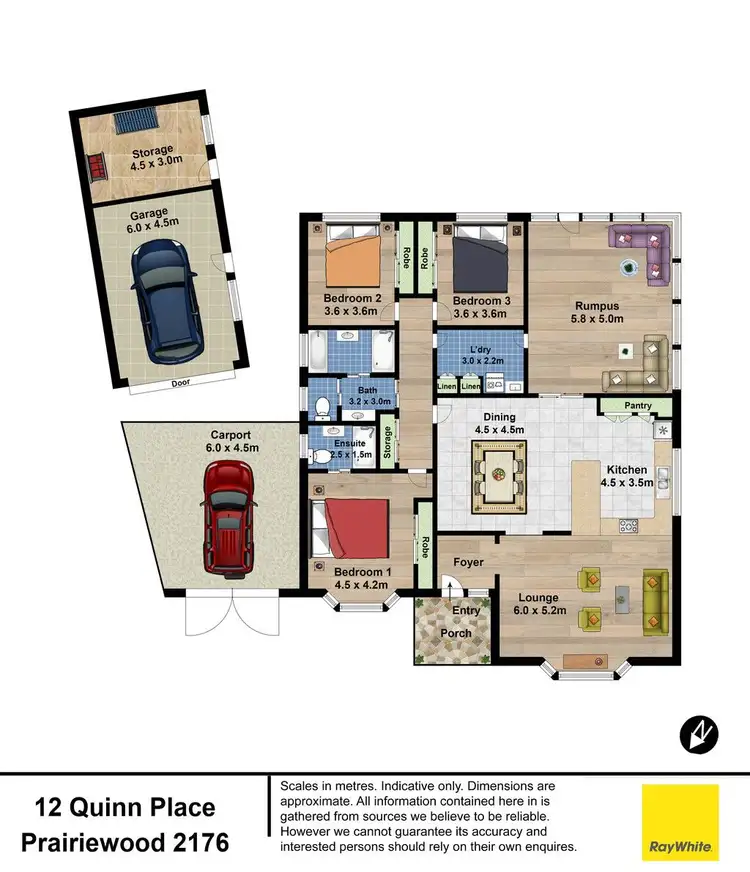 Floorplan of Homely house listing, 12 Quinn Place, Prairiewood NSW 2176