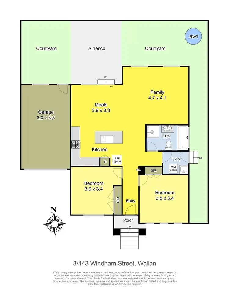 Floorplan of Homely unit listing, 3/143 Windham Street, Wallan VIC 3756