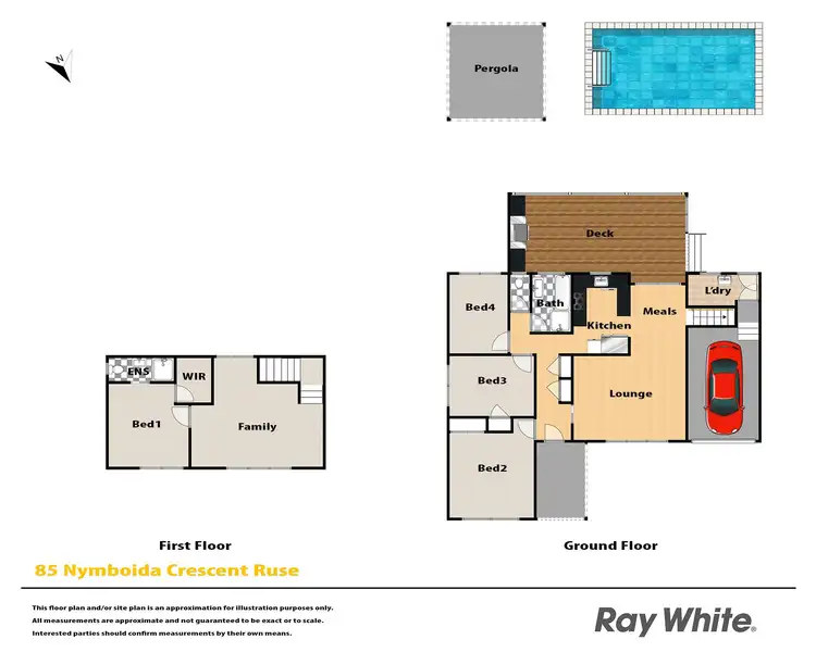 Floorplan of Homely house listing, 85 Nymboida Crescent, Ruse NSW 2560