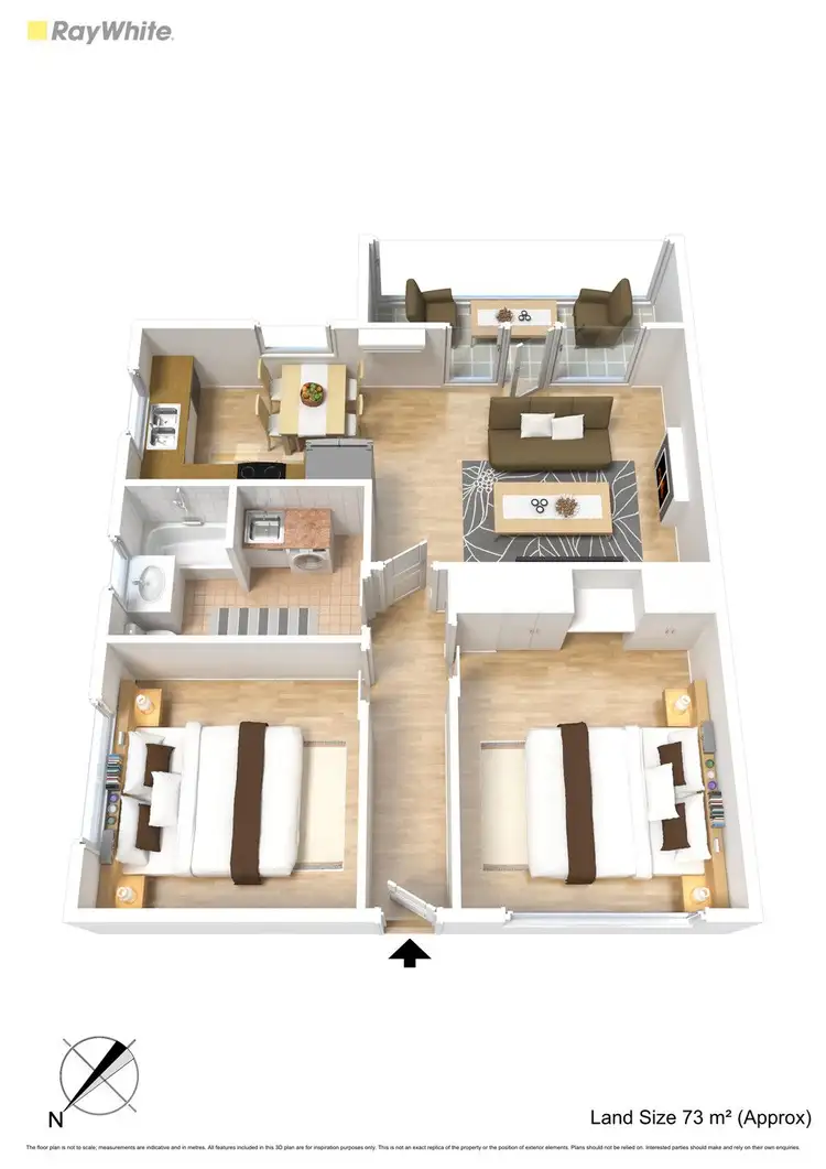 Floorplan of Homely apartment listing, 24/50 Nepean Highway, Aspendale VIC 3195