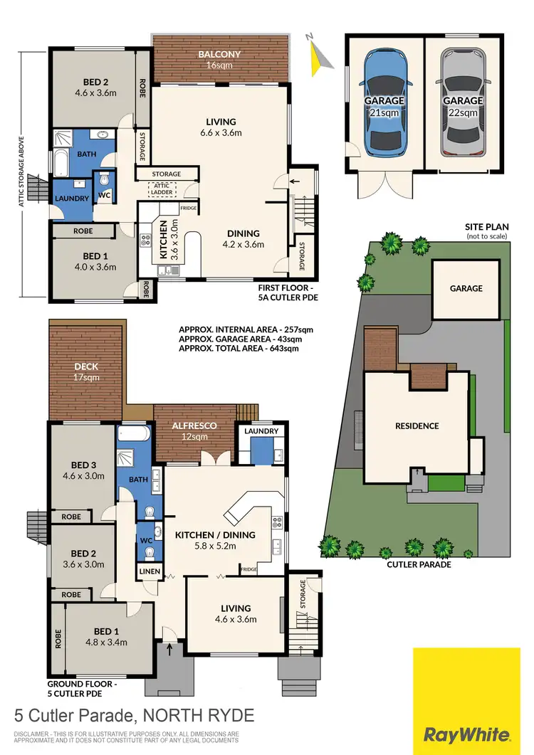 Floorplan of Homely house listing, 5 Cutler Parade, North Ryde NSW 2113