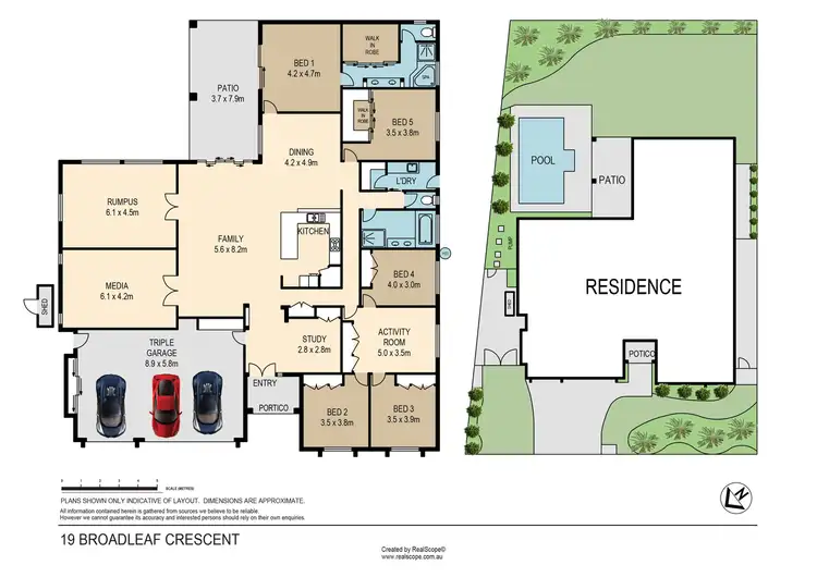 Floorplan of Homely house listing, 19 Broadleaf Crescent, Gumdale QLD 4154