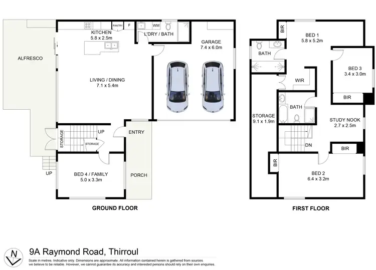 Floorplan of Homely house listing, 9A Raymond Road, Thirroul NSW 2515