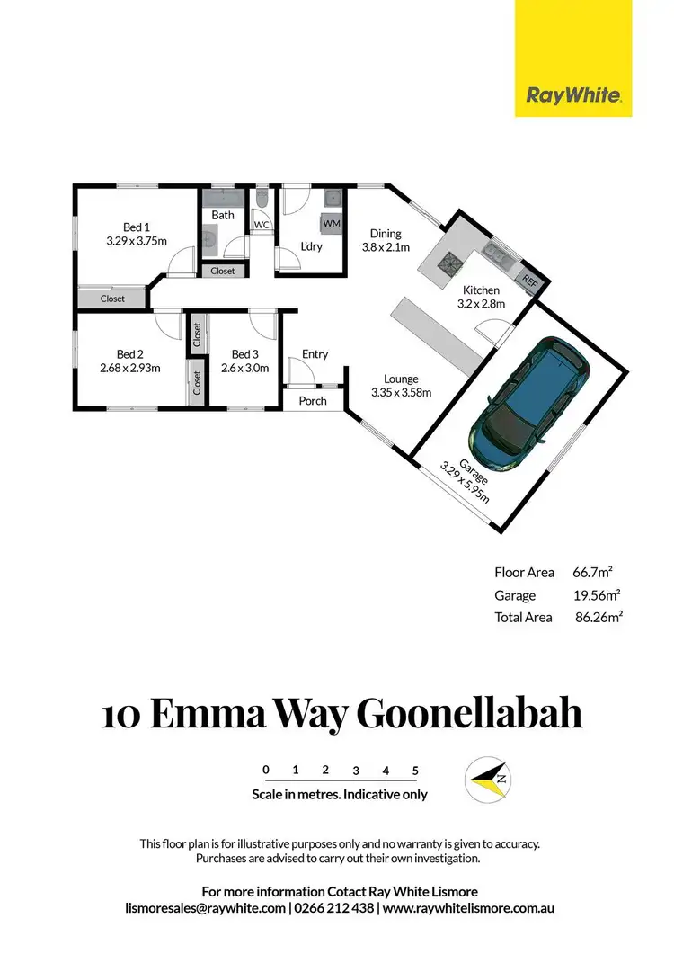 Floorplan of Homely house listing, 10 Emma Way, Goonellabah NSW 2480