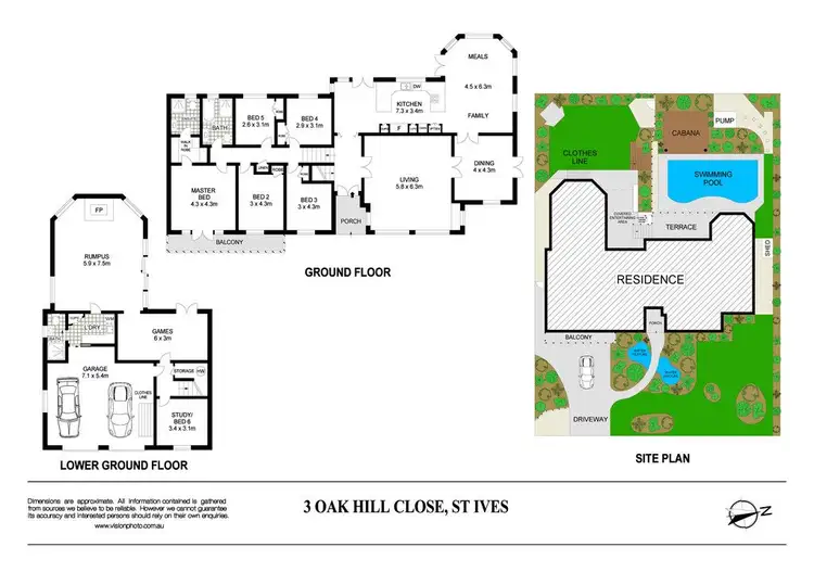 Floorplan of Homely house listing, 3 Oak Hill Close, St Ives NSW 2075
