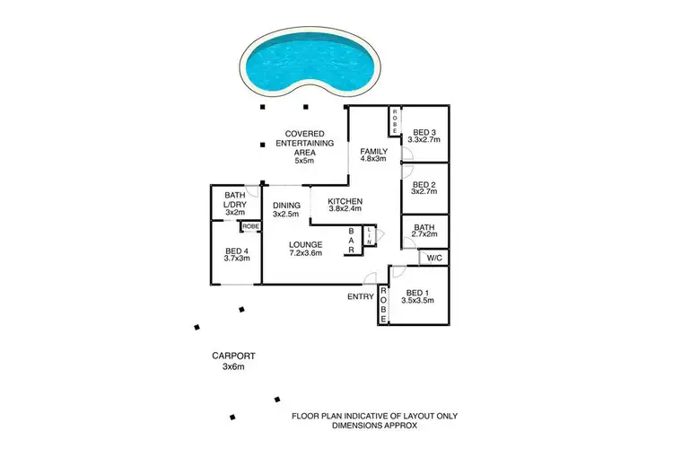 Floorplan of Homely house listing, 7 Jendi Court, Springwood QLD 4127