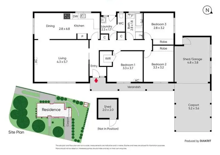 Floorplan of Homely house listing, 60 Ashenden Square, Rosebud VIC 3939