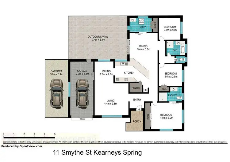 Floorplan of Homely house listing, 11 Smythe Street, Kearneys Spring QLD 4350