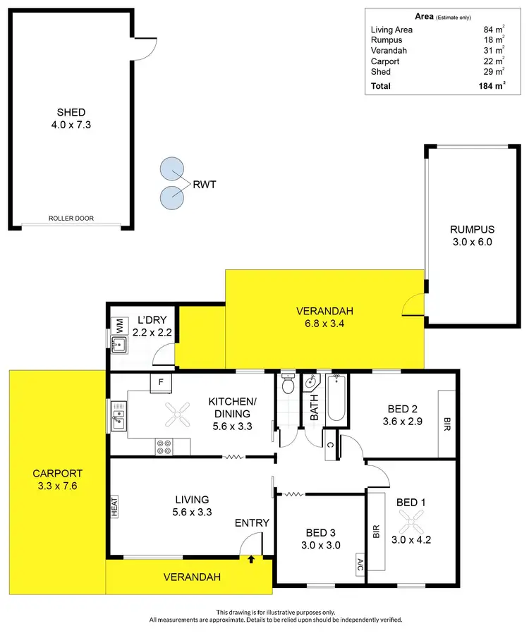 Floorplan of Homely house listing, 13 Greenasche Grove, Seacombe Gardens SA 5047