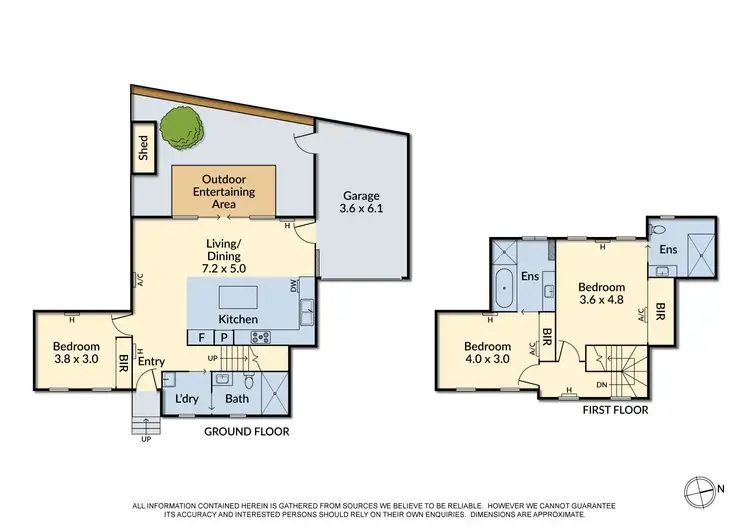 Floorplan of Homely townhouse listing, 2/9 Judith Street, Burwood VIC 3125