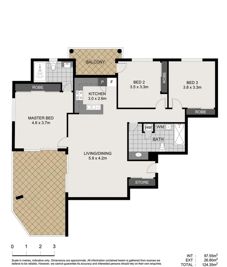 Floorplan of Homely unit listing, 8/152 Mein Street, Scarborough QLD 4020