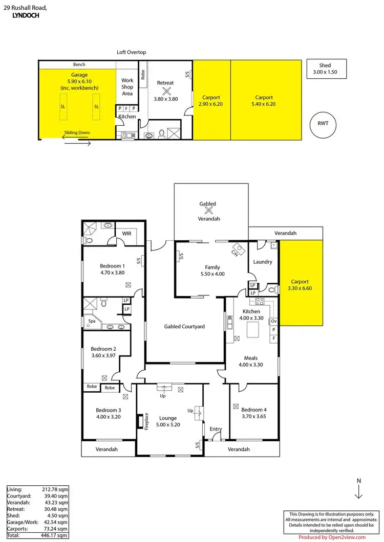 Floorplan of Homely house listing, 29 Rushall Road, Lyndoch SA 5351