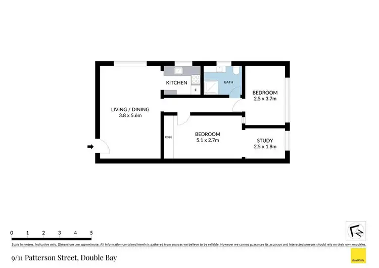 Floorplan of Homely apartment listing, 9/11 Patterson Street, Double Bay NSW 2028