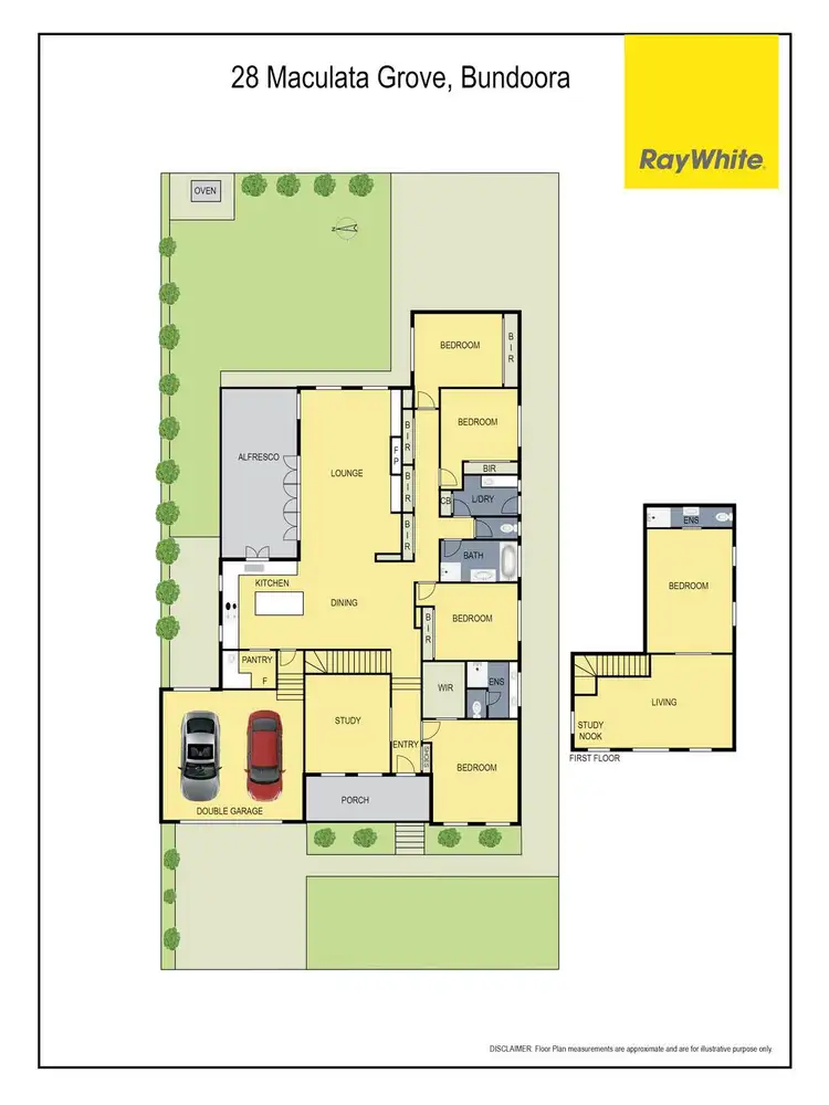 Floorplan of Homely house listing, 28 Maculata Grove, Bundoora VIC 3083